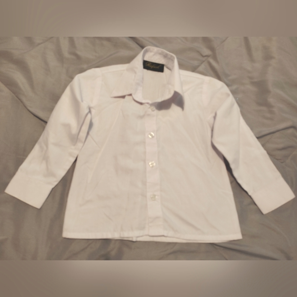 RAFAEL Boys White Button Up Shirt